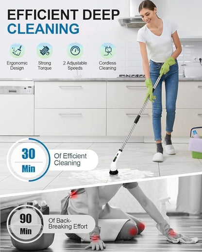 9 in 1 Electric Spin Scrubber