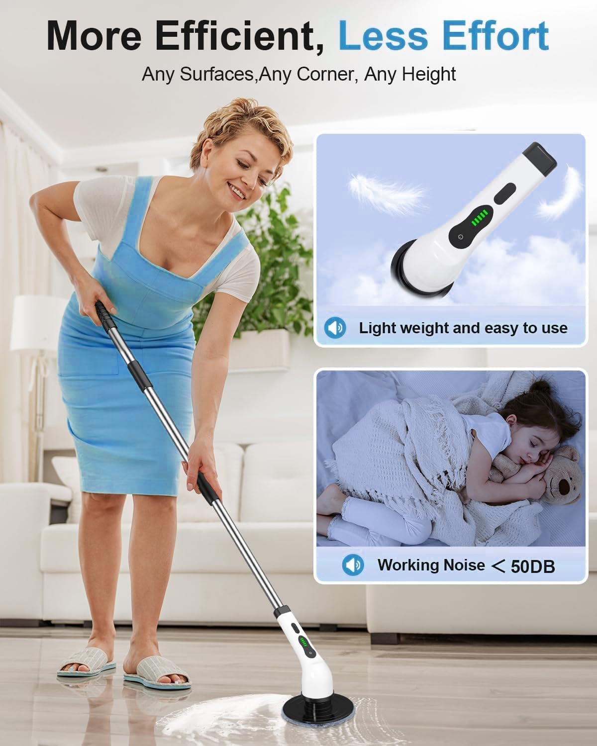 9 in 1 Electric Spin Scrubber