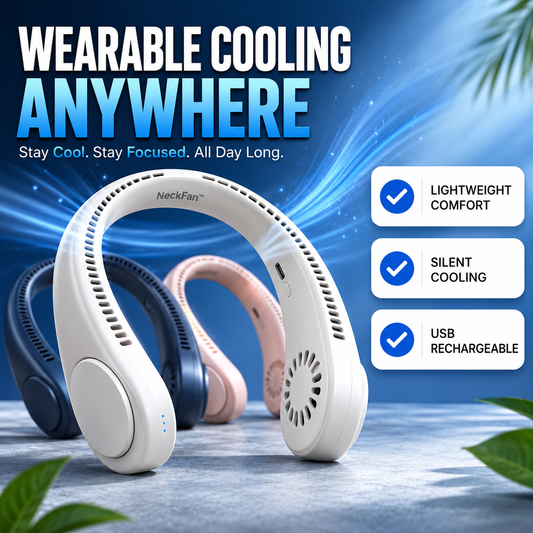 NeckFan™ — the wearable neck cooler India is obsessed with
