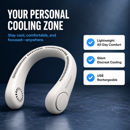 NeckFan™ — the wearable neck cooler India is obsessed with