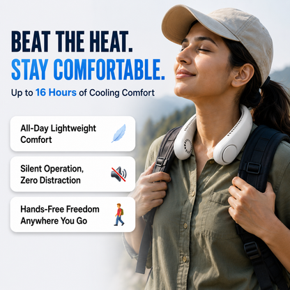 NeckFan™ — the wearable neck cooler India is obsessed with