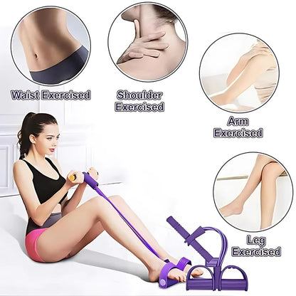 8 tube Multifunction Pedal Resistance Band Trainer