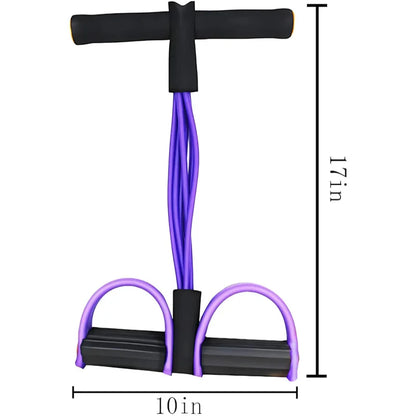 8 tube Multifunction Pedal Resistance Band Trainer