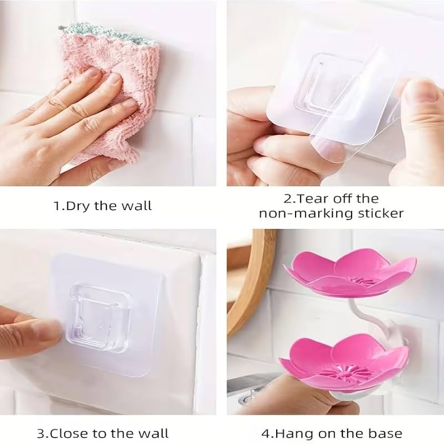 Flower Shape Soap Holder (Buy1 Get 1 Free)