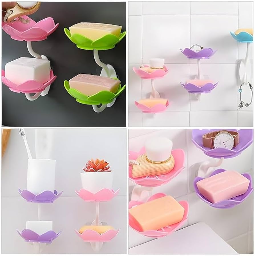 Flower Shape Soap Holder (Buy1 Get 1 Free)