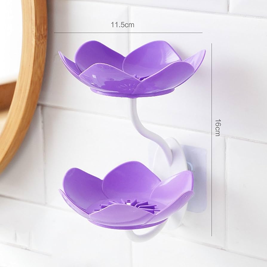 Flower Shape Soap Holder (Buy1 Get 1 Free)