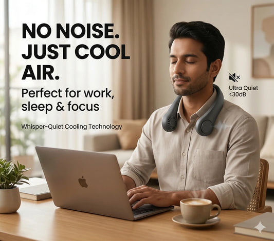 NeckFan™ – Wearable Neck Fan