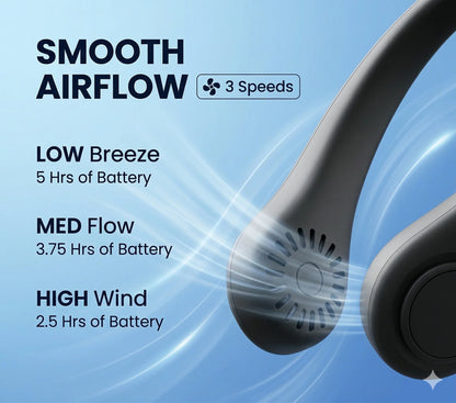 NeckFan™ – Wearable Neck Fan