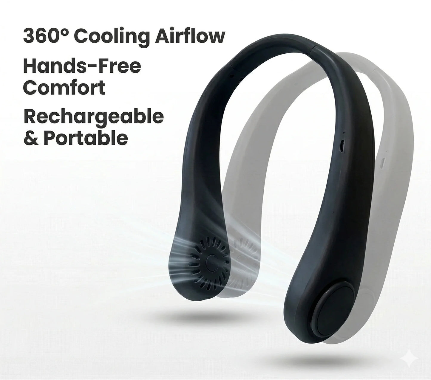 NeckFan™ – Wearable Neck Fan