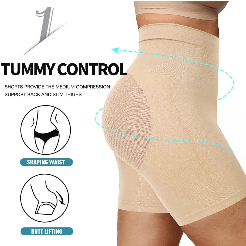 High Waist Seamless Body Shaper Shorts (Buy 1 Get 1 FREE)