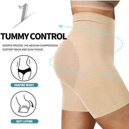High Waist Seamless Body Shaper Shorts (Buy 1 Get 1 FREE)