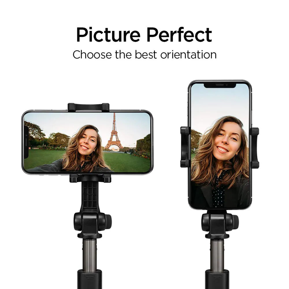 MIVI GADGET - Wireless Bluetooth Foldable XT-02 (K10) Mini Tripod Extendable Selfie Stick