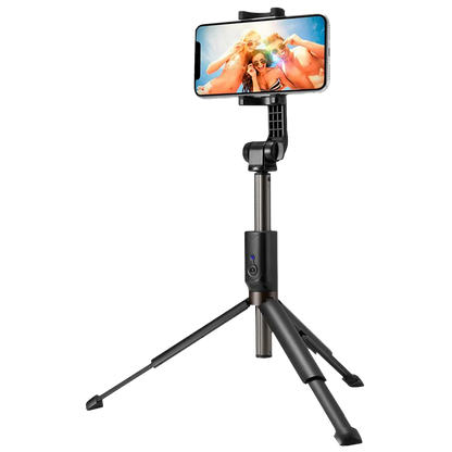 MIVI GADGET - Wireless Bluetooth Foldable XT-02 (K10) Mini Tripod Extendable Selfie Stick