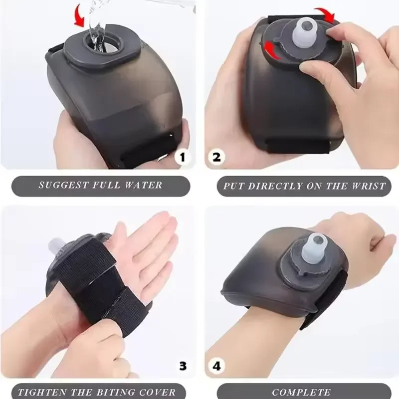 HydraBand Sip & Go Wrist Bottle (200 ml)